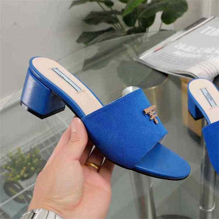 

luxury italy designer brand slippers super great quality with full package for women gift present lady birthday wedding sandals shoes heels PQRZ, Black