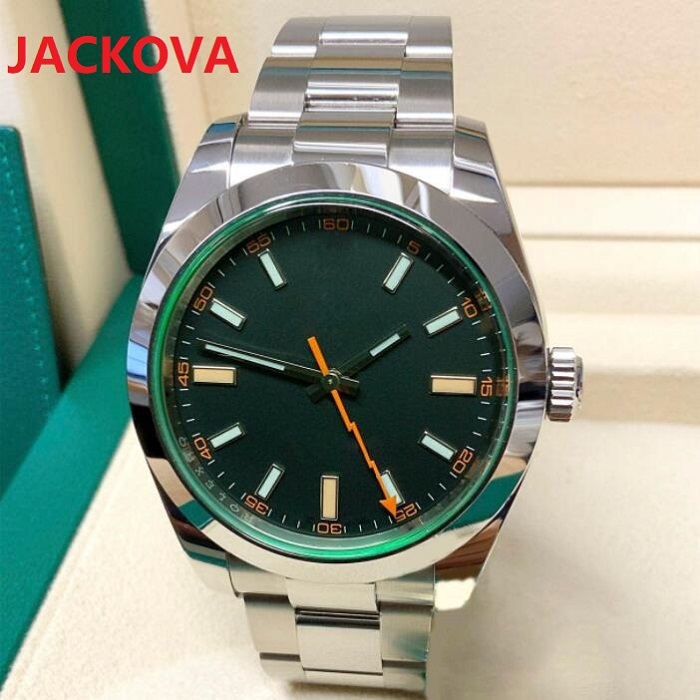 

S+ Mens Watch 116400 high quality lightning Bezel Mechanical Automatic President Movement Original Folding Clasp Men Super 40mm 316L Stainless Steel Wristwatch, As pic