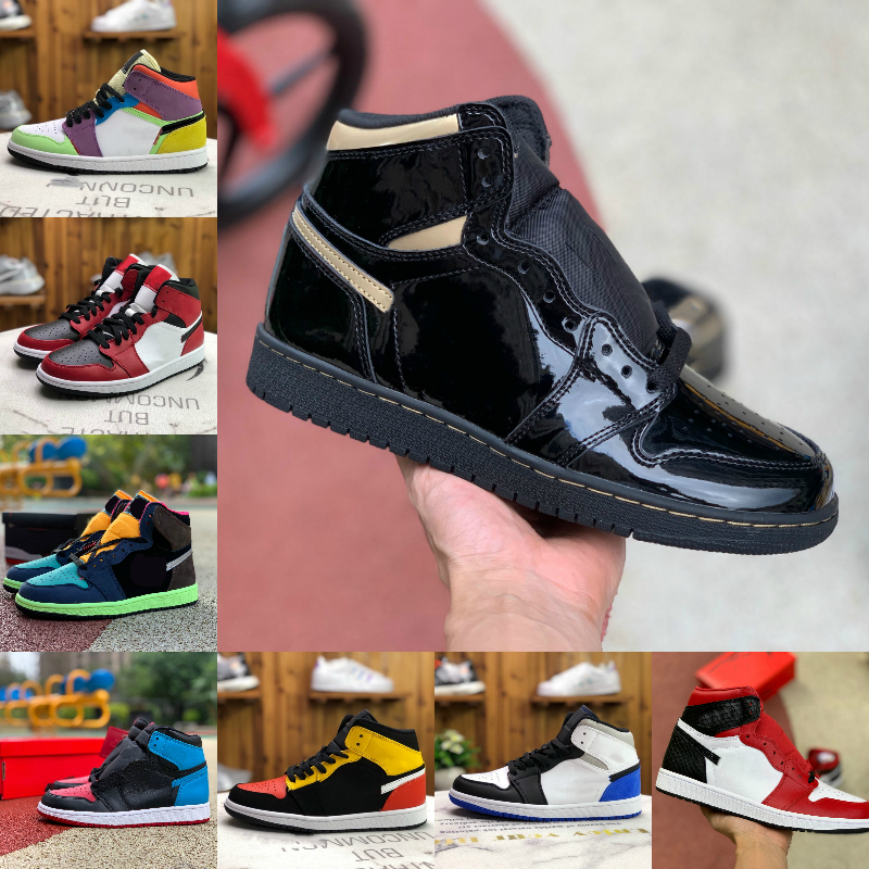 

Sell 2021 New 1 1s Basketball Shoes Men Women Tie Dye OG Bio Hack LIGHTBULB Blue UNC Patent White BLACK ROYAL TWIST Green Toe MOCHA Designer, F1041