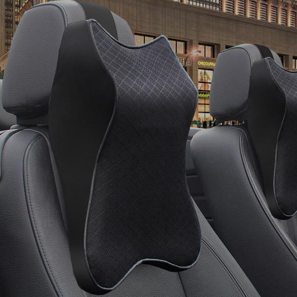 

Seat Cushions Memory Foam Car Pillow Adjustable Headrest Self Travel Neck Support Comfortable Soft Breathable Head Retention