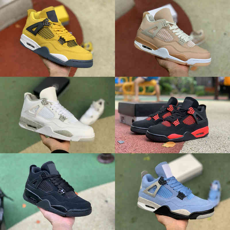 

Jumpman Shimmer 4 4s Basketball Shoes Mens Women University Blue Cream Sail Lightnings White Oreo Bred Rasta Taupe Haze What The Black Cement Cat Red Thunder Sneakers, Please contact us