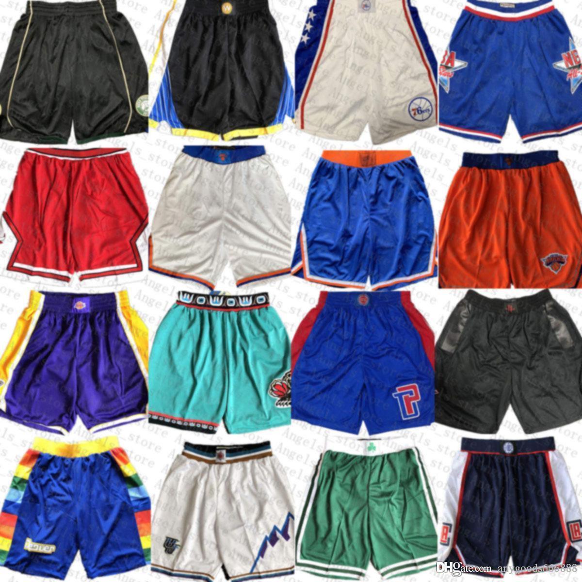 

Minnesota Timberwolves Los Angeles LA Clippers Brooklyn Net Clipper Mens Basketball Shorts 37 Purple, Black;red