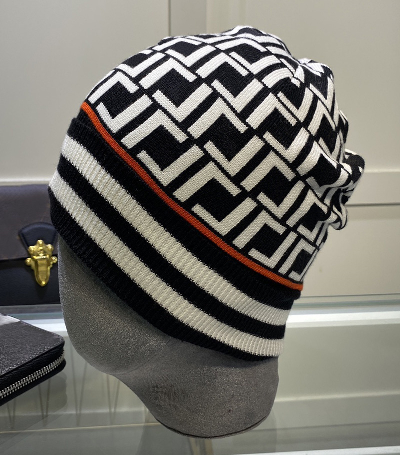 

Luxury Knitted Hat Designer Beanie Cap Mens Fitted Hats F For Cashmere Letters Casual Skull Caps Outdoor Fashion Beanies, Pack box
