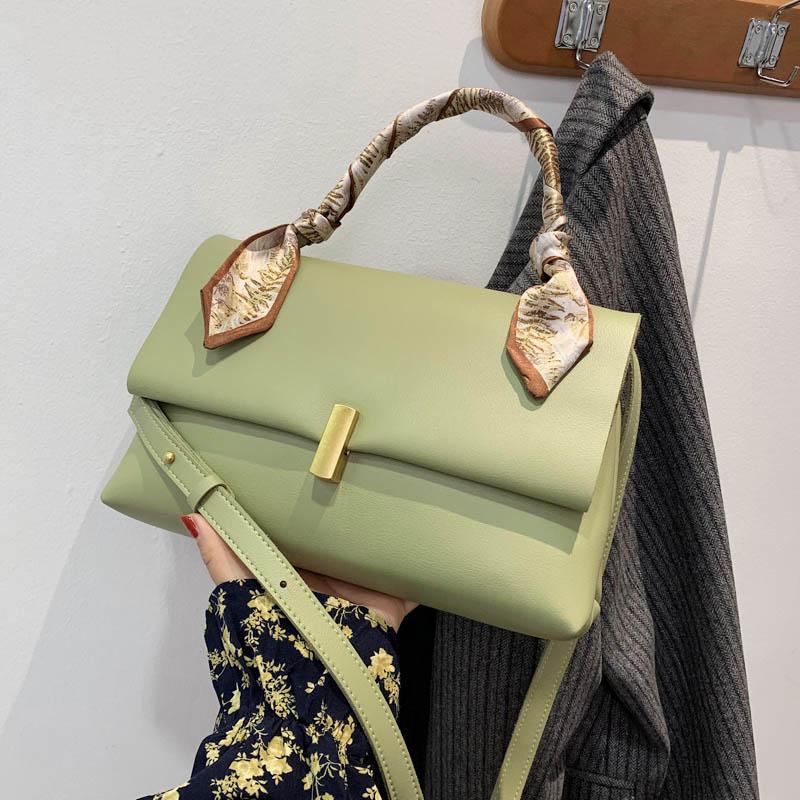 

Luxury Designer Handbag Women's Bag 2021 High Quality Pu Leather Shoulder Bag Female Solid Color Crossbody Tote Purse, Beige