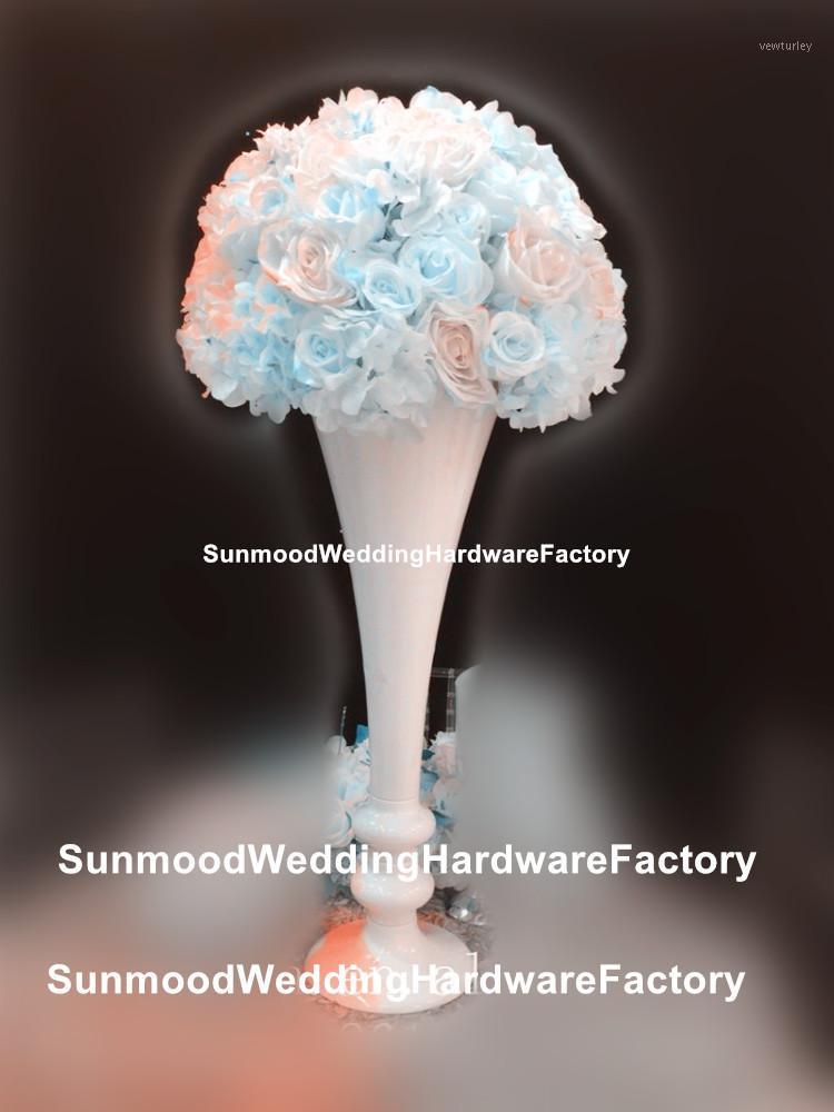 

Party Decoration Style Tall Mental Flower Stand Wedding Pillar/flower Vase Lead Road For