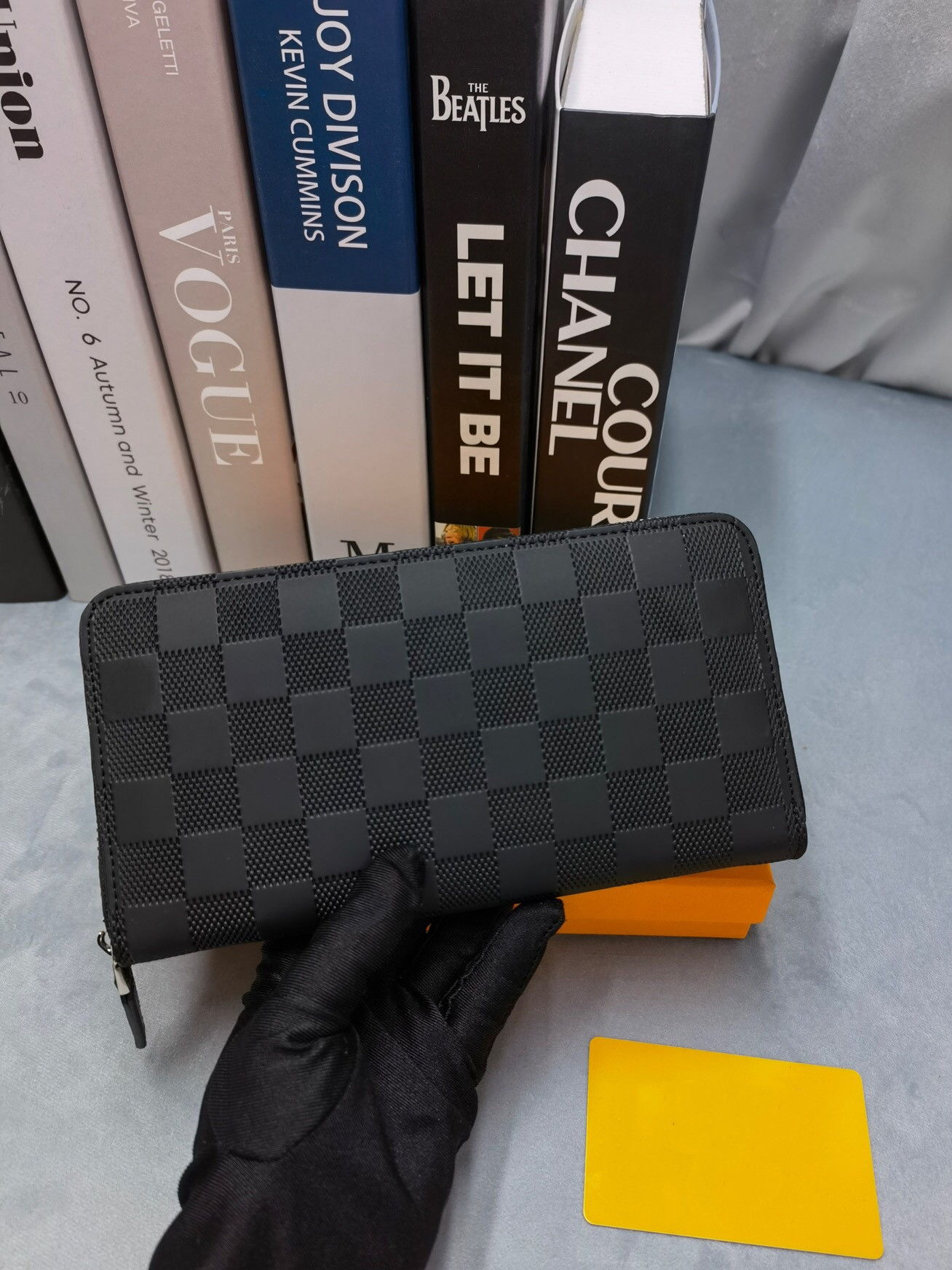 

High quality fashion designer men's wallet leather ladies long letter card holder coin purse handbag with gift box, 032