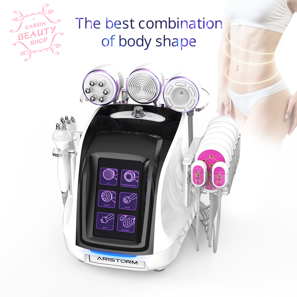 

Latest 6in1 Ultrasonic Cavitation 2.5 RF Radio Frequency Vacuum Slimming Machine