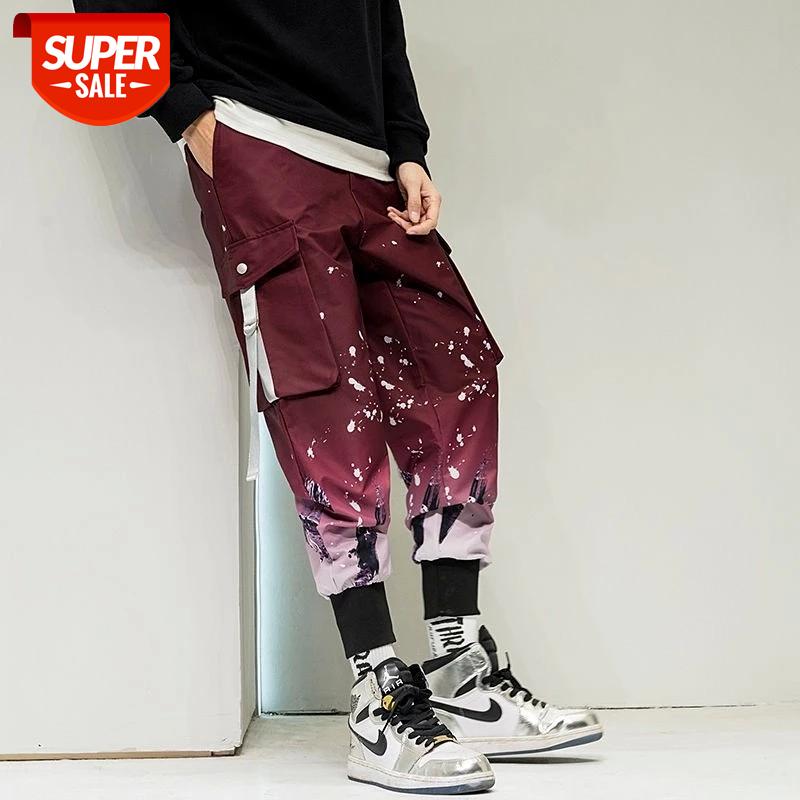 

streetwear Spring pant Couples New Overalls Slim Overalls Casual Pants Korean Trend Hip-hop Beam trousers Pencil Pants Hip Hop #aI99, Black;white
