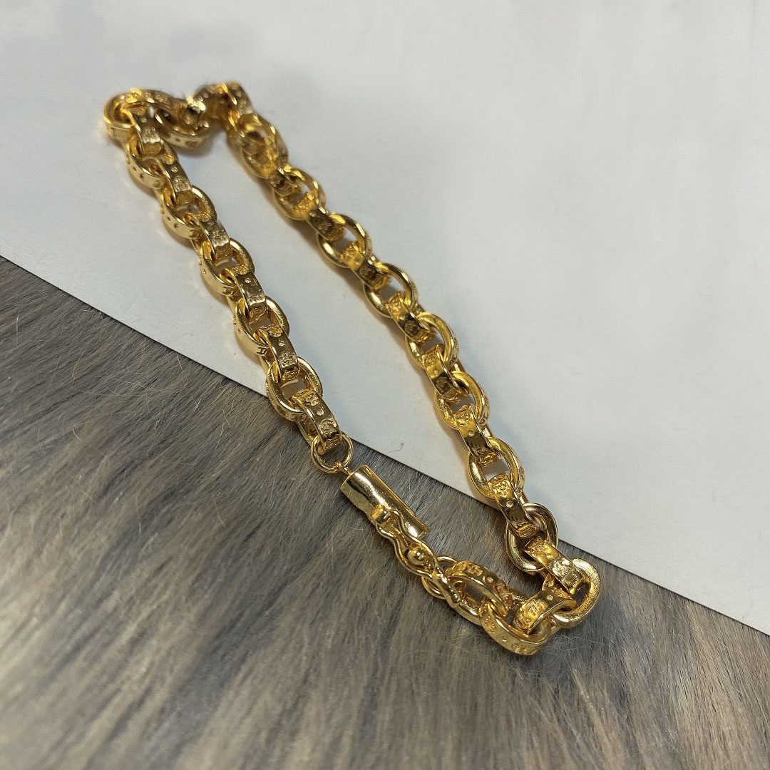 

Fashion Charm bracelet for mens and women trend personality punk cross style Lovers gift hip hop jewelry with box NRJ