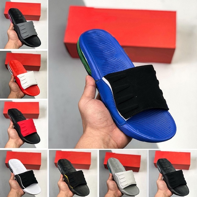 

Summer 98 men women slippers fashion slides 98s Unisex triple black white grey outdoor slide mens flat flip flops beach hotel slipper platform sandals 36-45 soft, Color#1