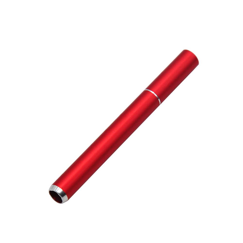 

Newest Multiple Cigarette Holder Aluminum One Hitter Smoking Herb Pipe 78MM Metal Tobacco Cigarette Dugout Pipe Accessories Pocket Size Dry