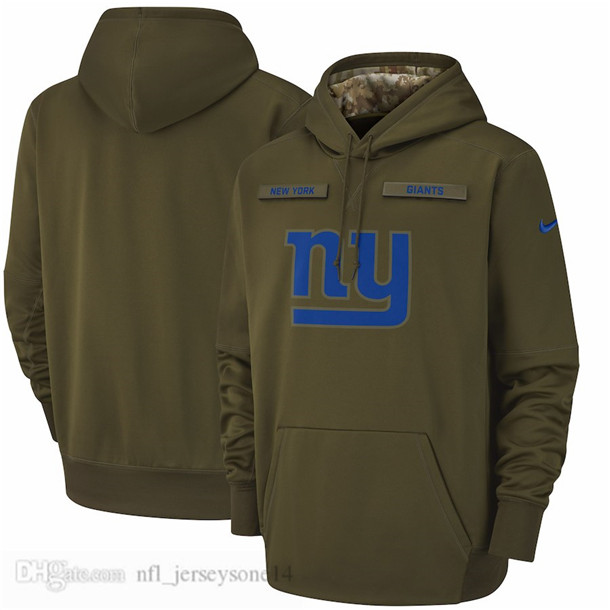 

Custom Men women youth New YorkGiantsSalute to Service Sideline Therma Performance Pullover Hoodie