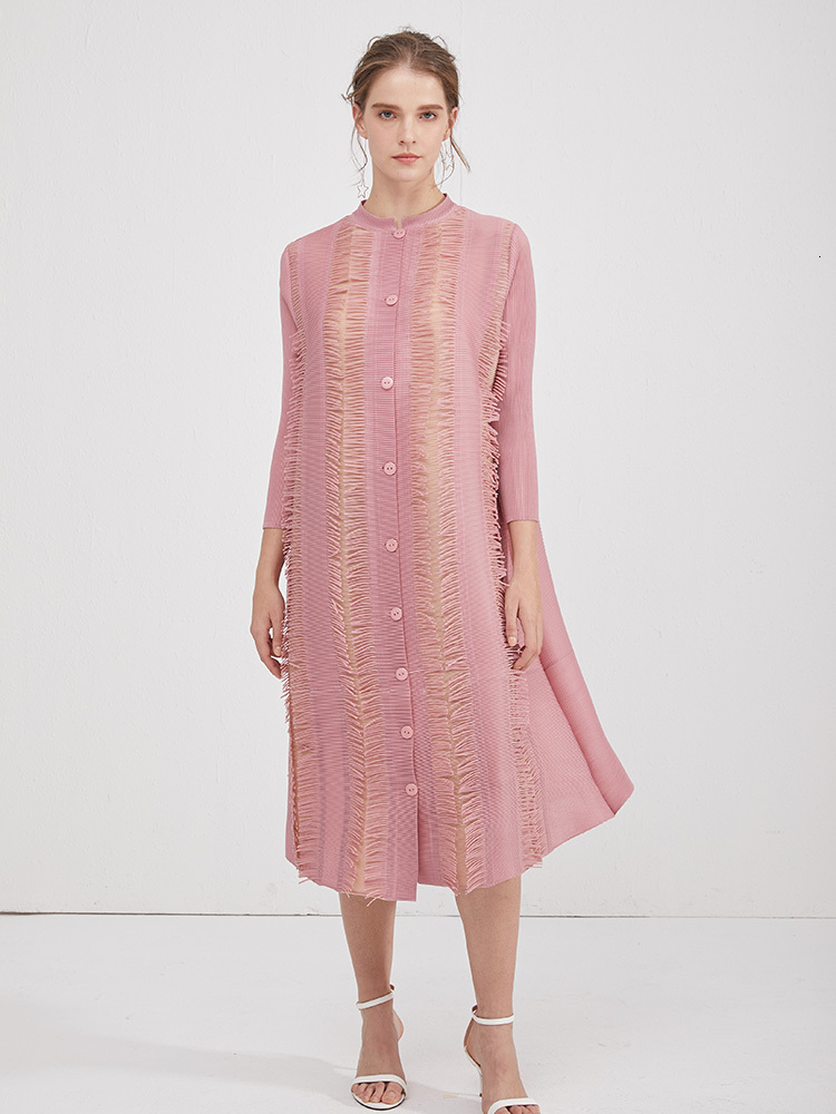 

2021 New Winter African Women Pleated Tassel Button Up Pink Long Sleeve Plus Size Designer Indie Aesthetic Clothes 9oug, Light green