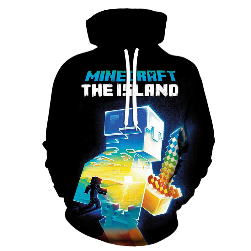 

Men's Hoodie Long Sleeve Long Sweater Loose Comfortable Soft European and Style Color Printing ROBLOX REO 3D Shirt Minecraft, Picture6