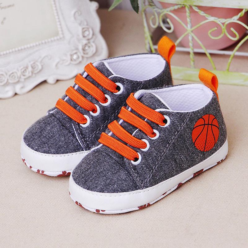 

First Walkers Infant Shoes Children Sports For Boys Girls Baby Toddler Kids Flats Sneakers Basketball Printed Casual Soft Shoe