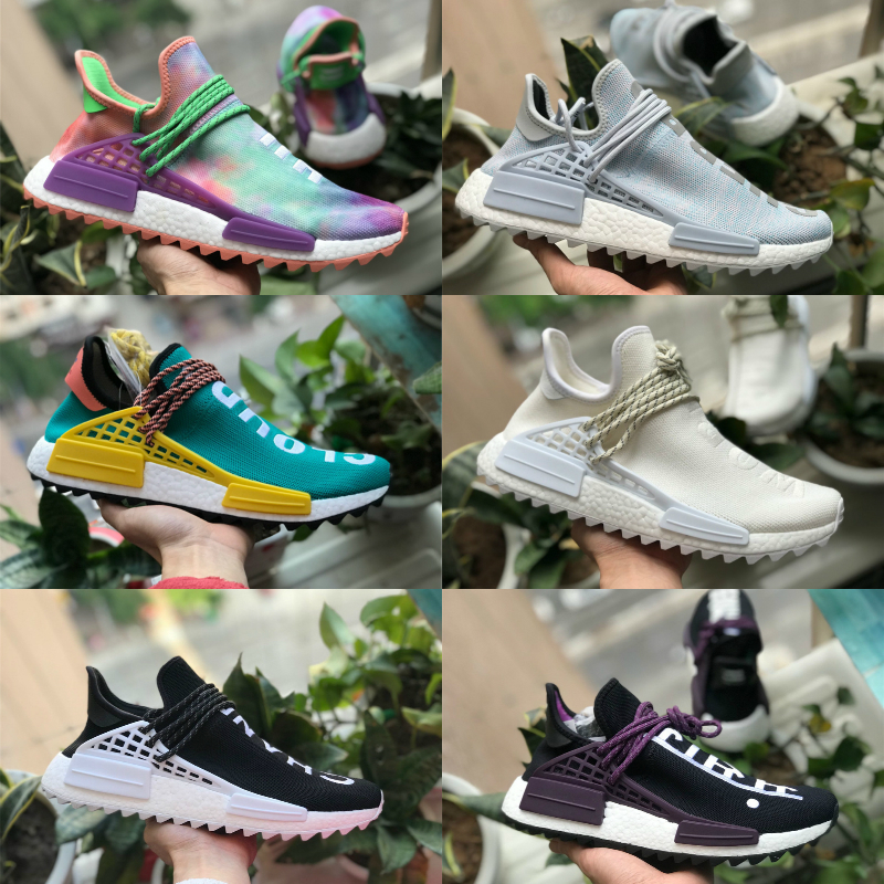 

Sell 2021 New NMD HUMAN RACE Pharrell Williams Men Women Running Sport Designer Shoes Nmds Black White Primeknit Casual Running Sneaker, F1012