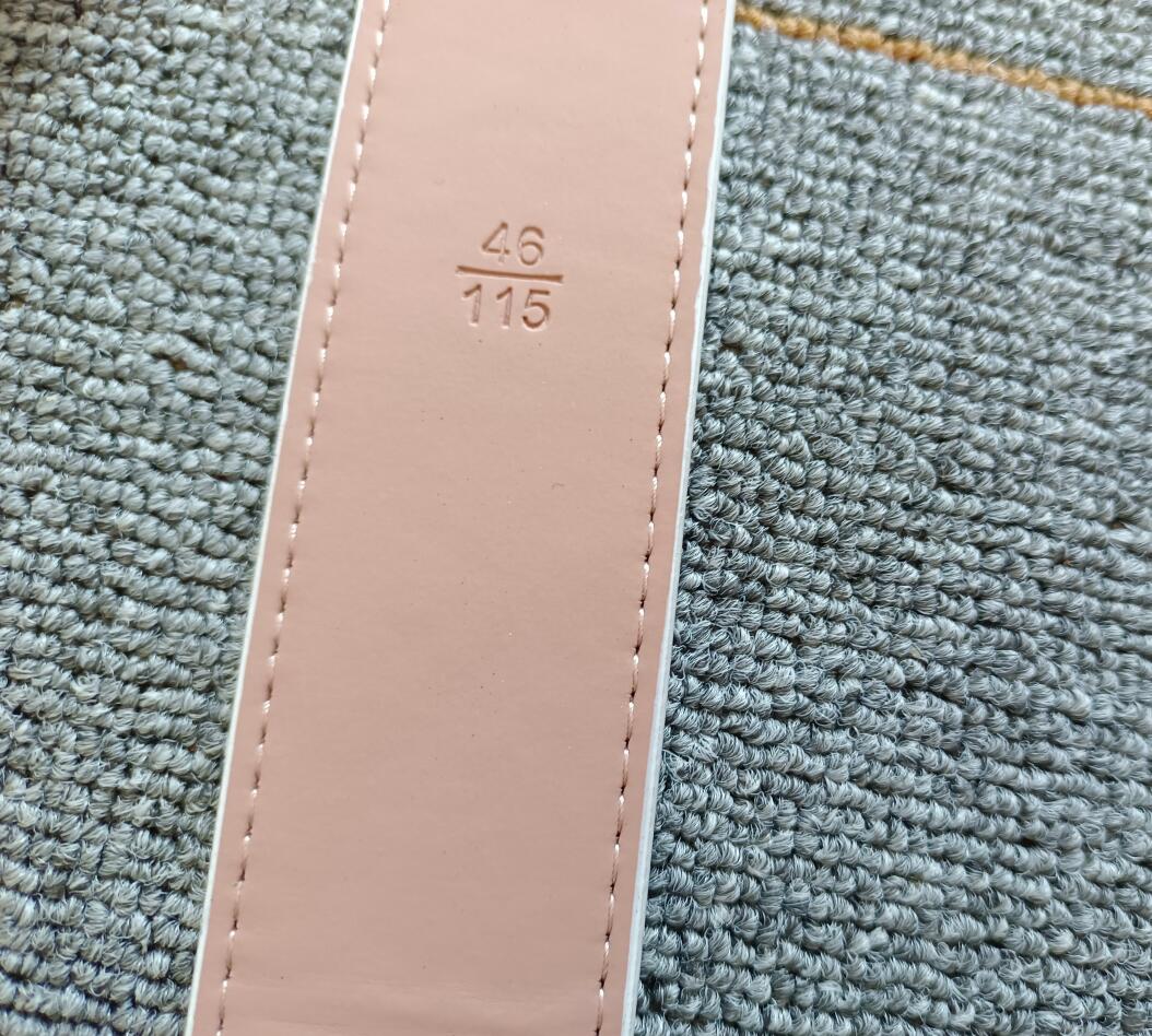 

New product Designer Belt Leather for Mens and Women's high quality Gold Silver Smooth Buckle Size 105-125cm Chooes Business Belts with box, Wide 3.8cm