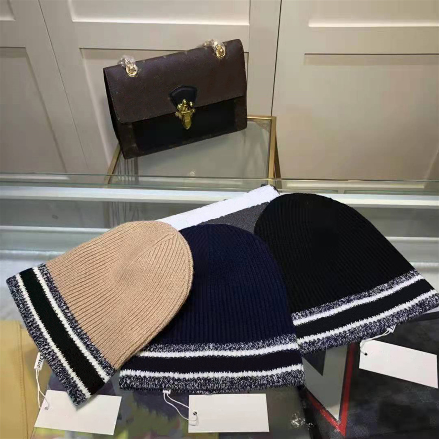 

Designers Beanie Knitted hats luxury letter winter hat Outdoor cold protectionwarm plush soft popular Fashion men and women cap