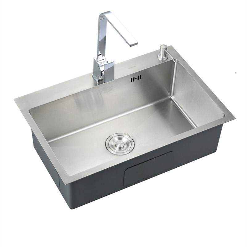 

2021 New Stainless Steel Kitchen 304 Handcrafted Thread Wound Meal Joint, Single Vegetable Sink 550x450mm Emua