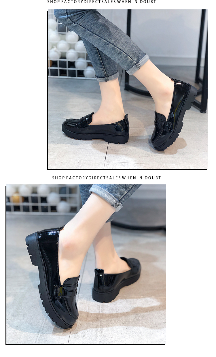 Compra Talla 35 43 NUEVO MUJERES OXFORDS Moda Otoño PU Mocasines Mujer  Redondo Piso Pisos Tacón Casual Zapatos Vintage Zapatos Mujer Zapatos  Planos Barato | Entrega Rápida Y Calidad | Es.Dhgate