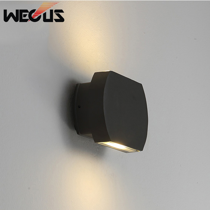 

2021 New Modern Outdoor/indoor 6w Lamps Ac85-265v Aluminium Decorate Arandela Room Led to Wall Light 8cpm