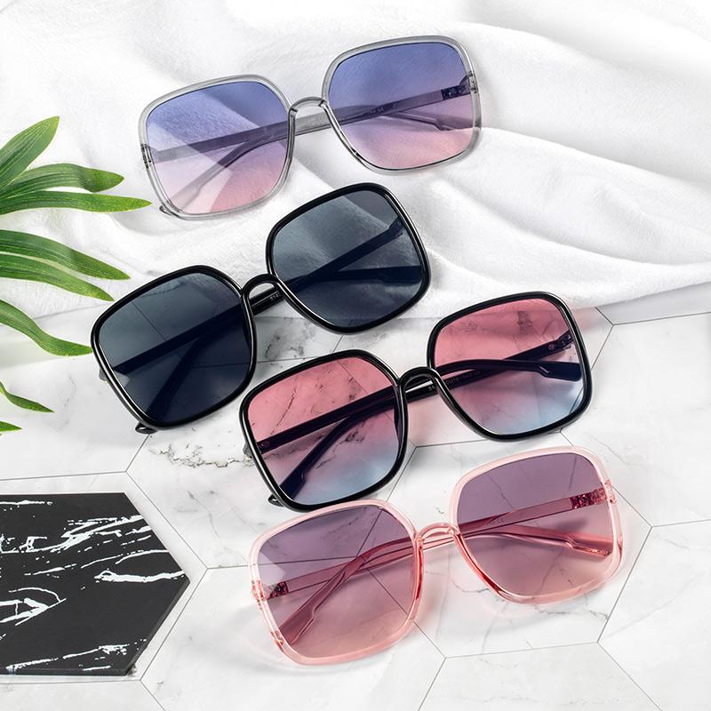 

Sunglasses 2021 Anti-blue Light Square Glasses Women's Fashion Gradient Color Computer UV Protective