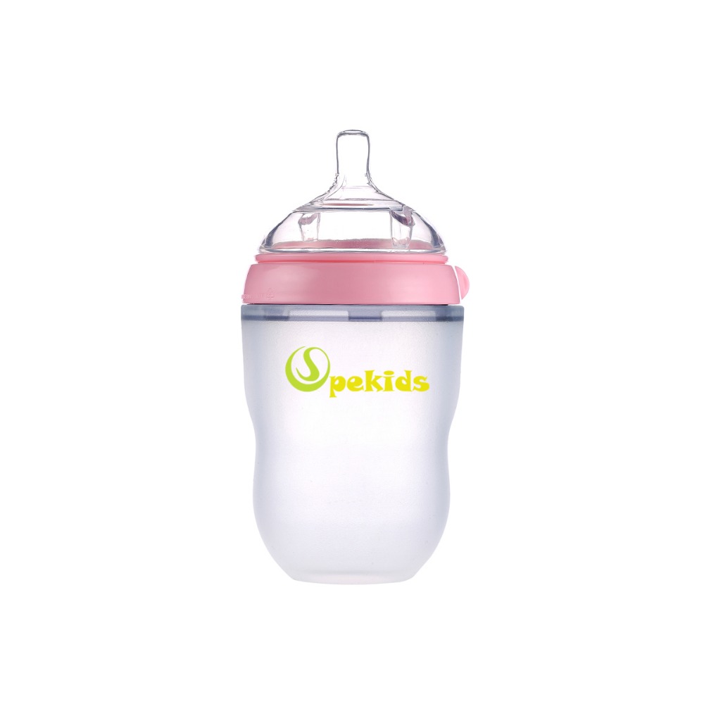 

mamadeira BPA Free 150ml & 250ml Silicone bottle Spoon gift baby bottle biberon