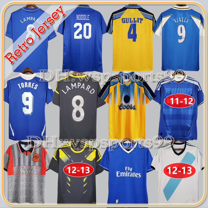 

CFC 2011 Retro Soccer Jersey Lampard Torres Drogba 11 12 13 Final 94 95 96 97 98 99 Jerseys Crespo Wise Shirt 03 05 06 07 08 Cole Zola Vialli Gullit 1994 1995 1996, 11-12 home
