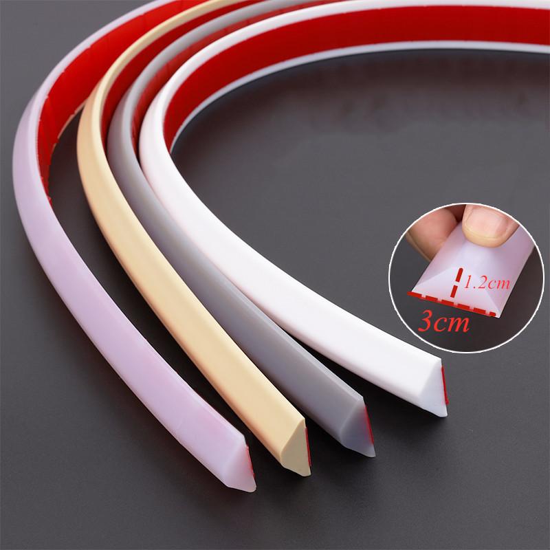 

Other Bath & Toilet Supplies Silicone Bathroom Water Stopper Strip Self-adhesive Floor Retaining Door Bar Dry And Wet Separation Sea