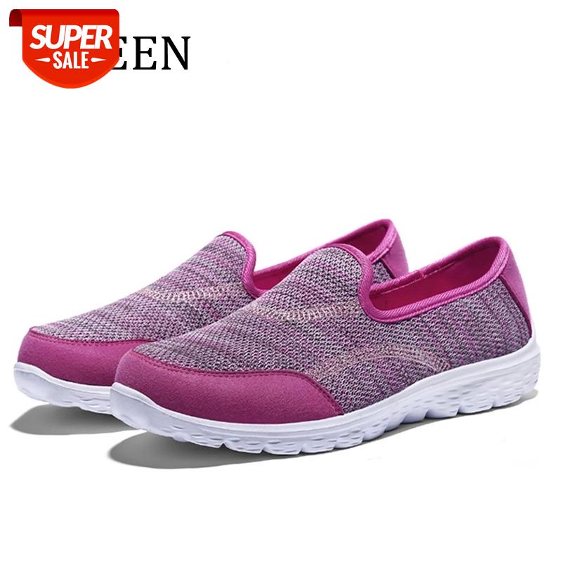 

YWEEN New women walking shoes non-slip Women Casual shoes spring and autumn Slip on Soft Flats women Zapatos De Mujer #167H