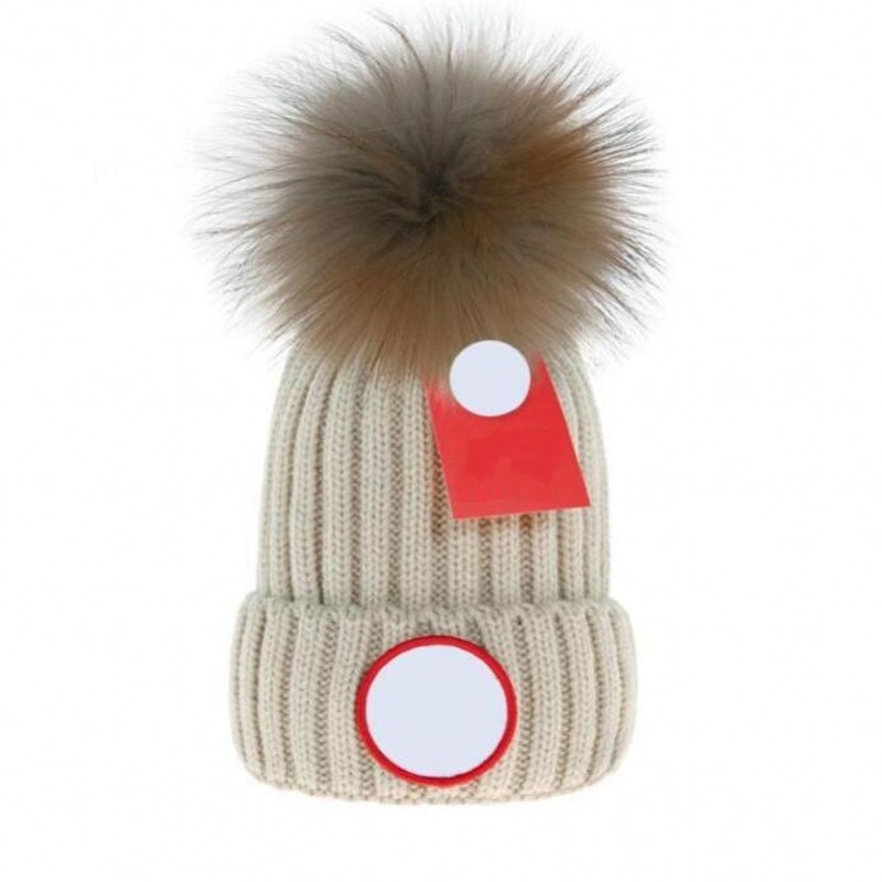 

Wholesale Beanie New Winter Caps Knitted Hats Hip Hop Men gorro Bonnet Women Beanies Fur Pompoms Warm Skull Cap snapback pompon, Style 8