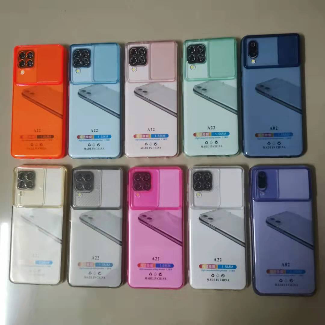 

Cell Phone Cases 1.5mm high transparent full TPU push window