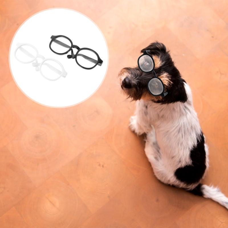 

Cat Costumes 2Pcs Funny Pet Dog Glasses Lightweight Outdoor Party Pography Props