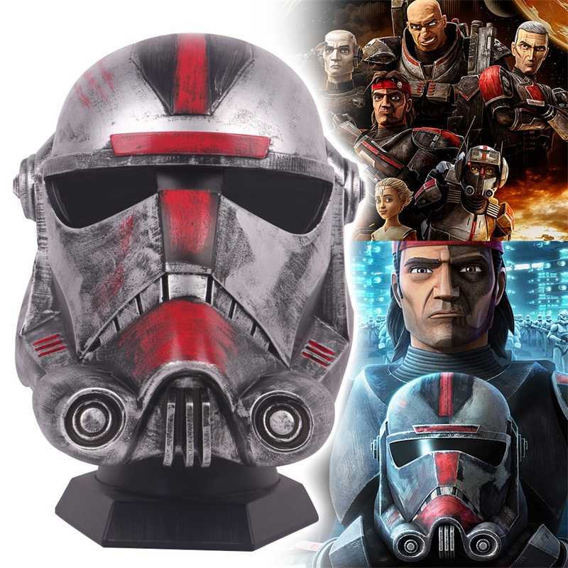 

The Bad Batch Clone Troopers Imperial Stormtrooper Hunter Mask Cosplay PVC Helmet Full Face Masks Halloween Masquerade Party X0803