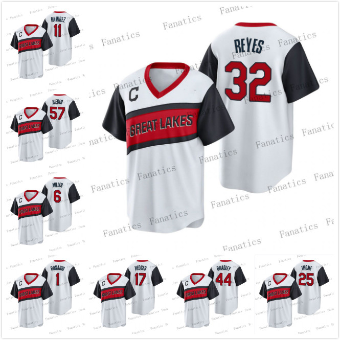 

Great Lakes 2021 Little League Classic Jersey Franmil Reyes Triston McKenzie Jose Ramirez Amed Rosario Bradley Zimmer 57 Shane Bieber Austin Hedges Wilson Ramos, Mens /flexbase/red