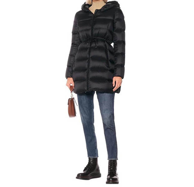 

Monclair Long elastic waist tie women down jacket France Luxury Brand High Quality puffer jackets Size 1--4, Supplement (not shipped separately)