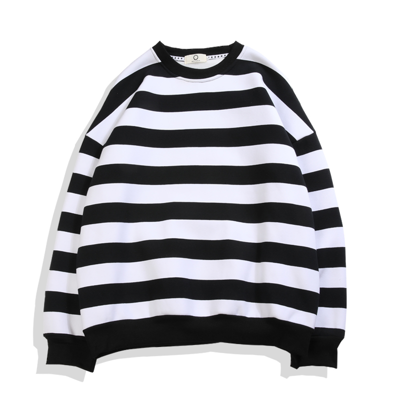 

2021 New Classic Striped Male Sweatshirt Hip Hop Hoodie Sweatshirts Men Clothes Casual Man Hoodies Streetwear P73w, Coffee navy