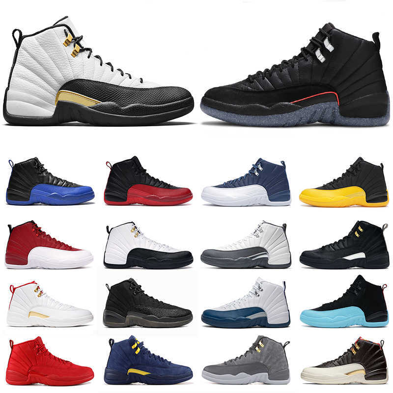 

men basketball shoes jumpman 12s 12 Royalty Taxi Utility Grind Dark Concord Reverse Flu Game Twist University Gold Indigo mens trainers, 22