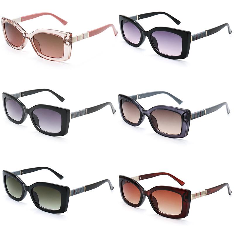 

High quality sunglasses for men small frame square lens Prevent UV eyeglasses With packaging cases model Luxury designer check style 3746 eyeware Womens