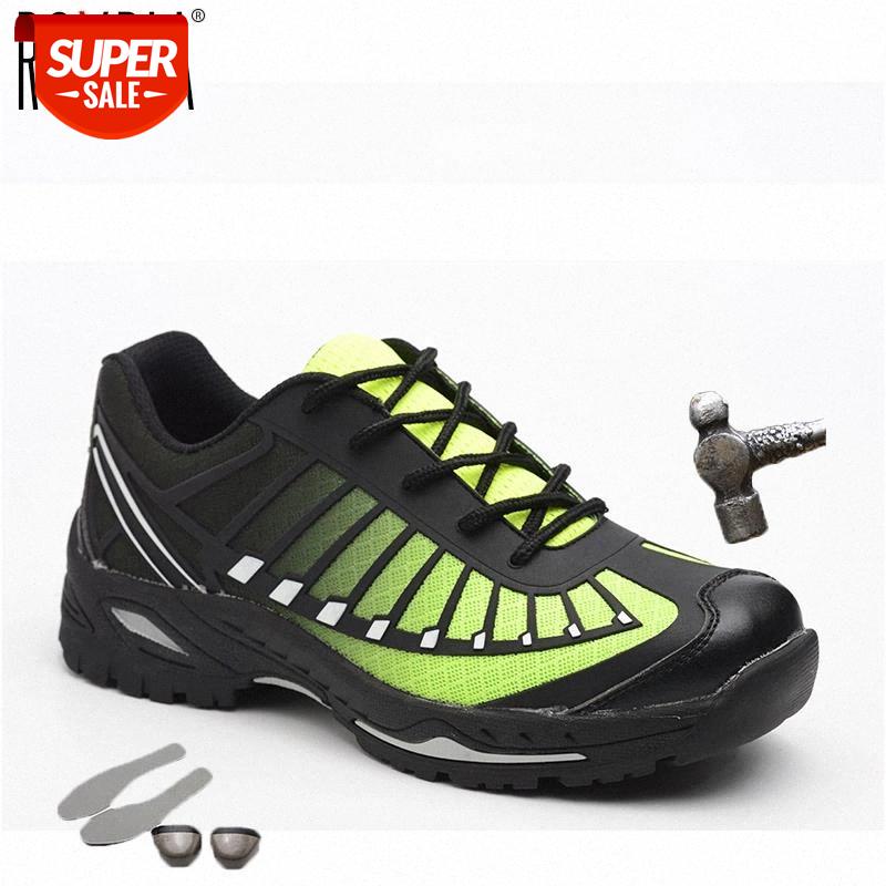 

ROXDIA brand plus size 39-46 steel toecap women men work & safety boots steel mid sole man safety shoes Construction site RXM104 #Bx5r