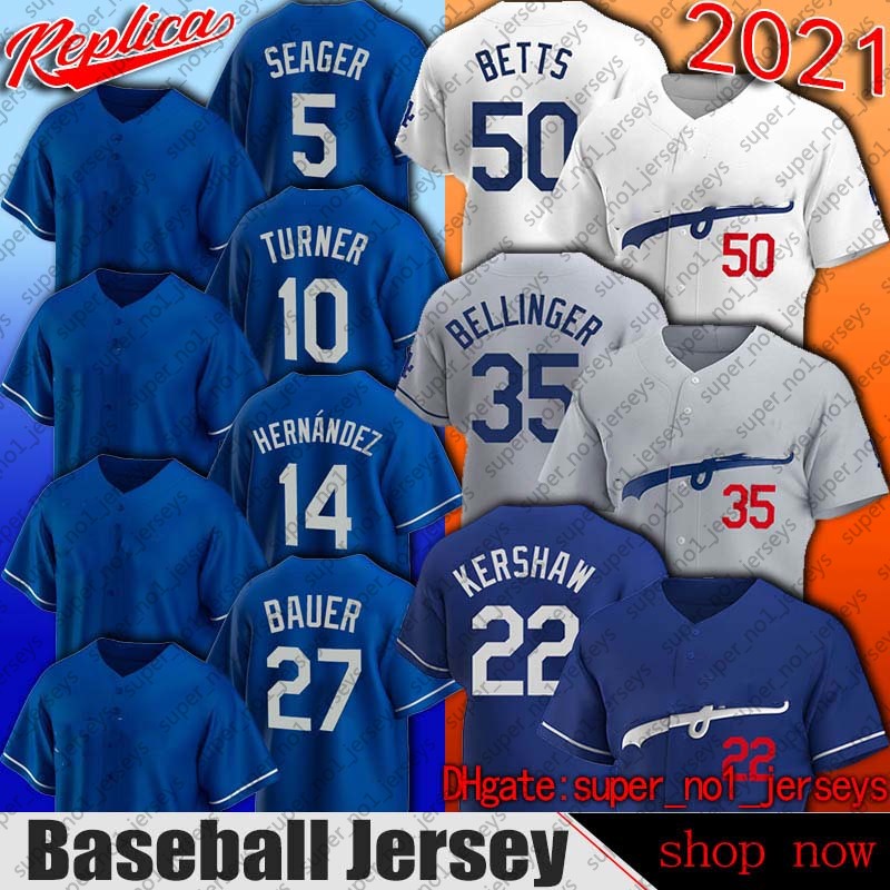 

27 Trevor Bauer Jersey Los Baseball Angeles Mookie Betts Cody Bellinger Jerseys Clayton Kershaw Pollock Corey Seager Max Muncy Chris Taylor, Retro custom (daoq)