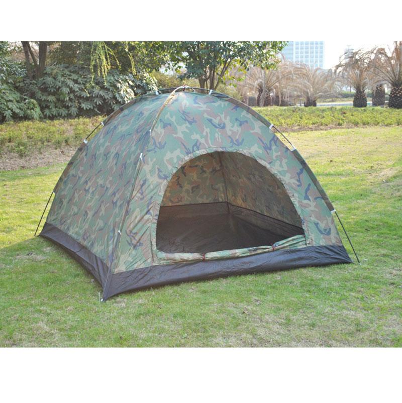

Tents And Shelters Fashion Design 210D Waterproof Oxford Cloth Military Camp Camouflage With Tent High-Strength Fiberglass Pole