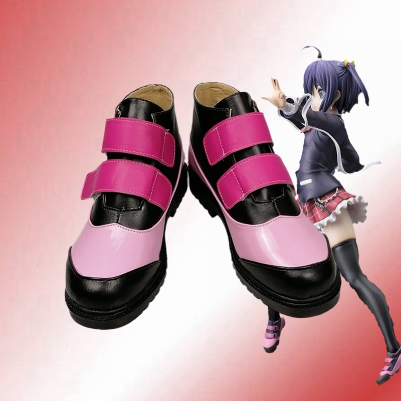 

Japanese Anime Play Love, Chunibyo Other Delirious Shoes Cosplay Harujuku Takanashi Rikka Woman Cos Lolita Boots 7lwf, Red.