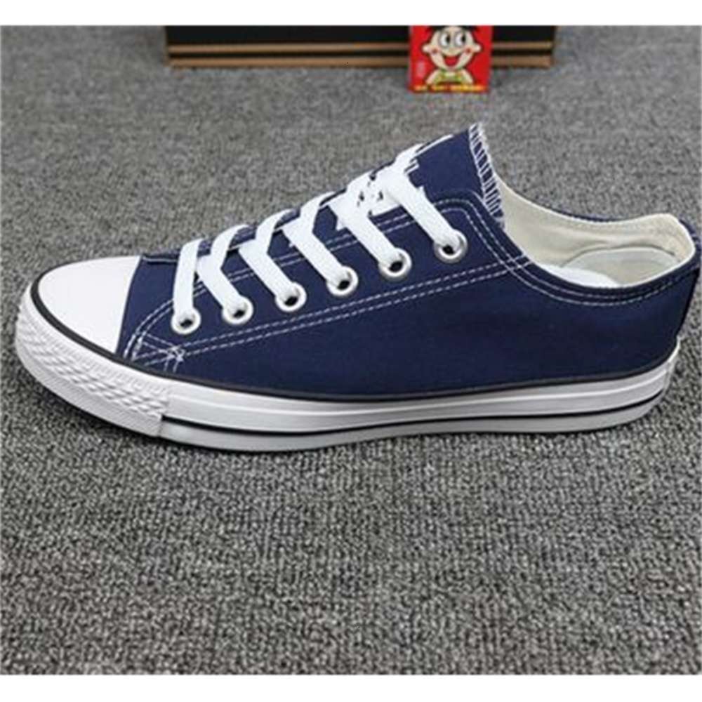 

Unisex Low-Top Adult Women's Men's Canvas Shoes 15 colors Laced Up Casual Shoes Sneaker shoes retai Size35-46 brazil sportsking, Black