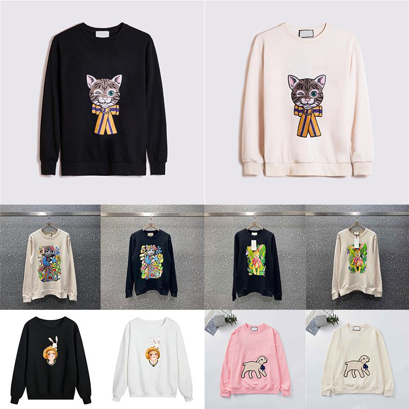 

2021 New Womens Hoodies Fashion Designer Lamb Animal Autumn Winter Men s Long Sleeve Hoodie Pullover Clothes cat Sweatshirts Couples Clothing, Customize