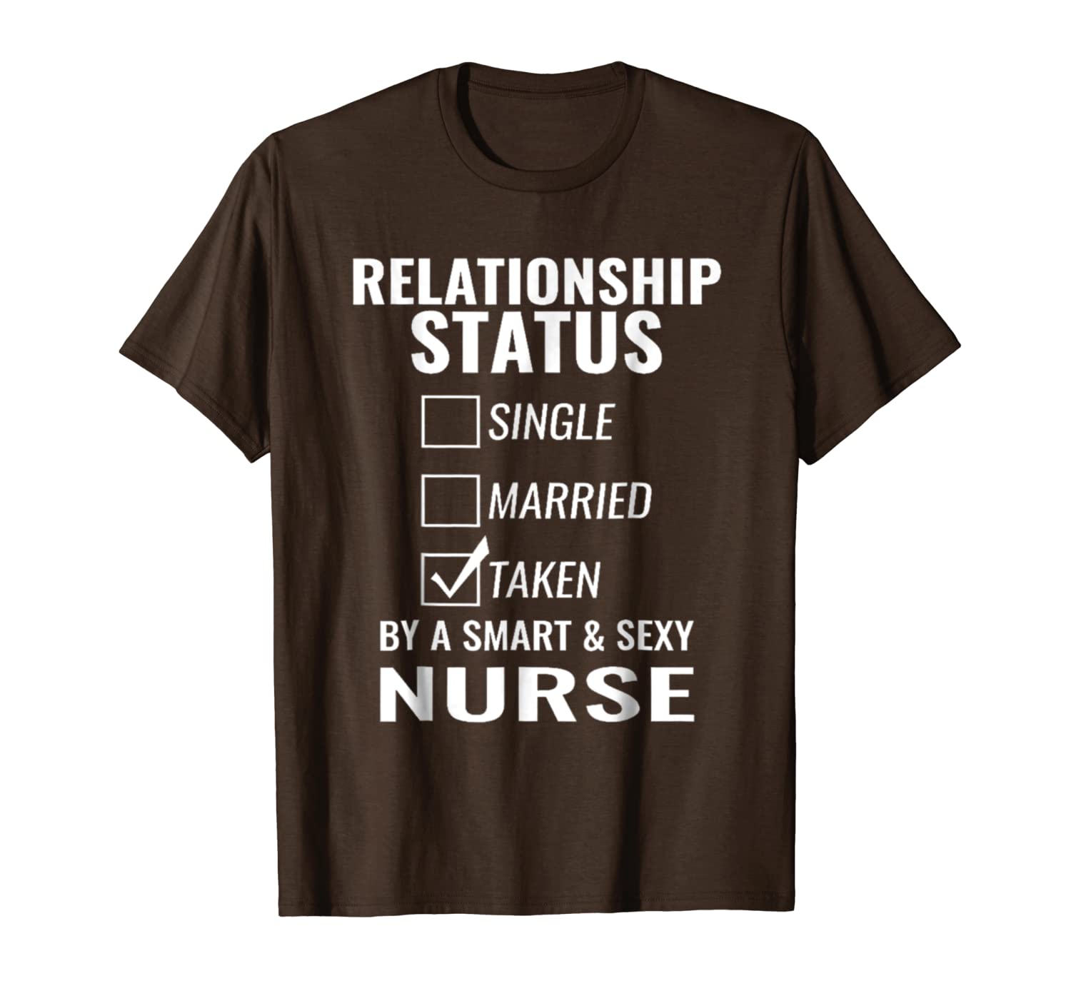 

nurse tshirt relationship status funny shirt for men women, White;black