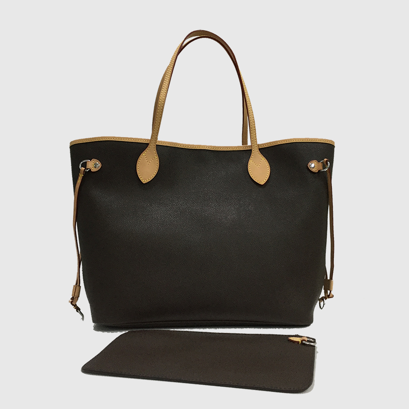 

Classic Womens Bag Neverfull Luxurys Totes Designers Handbags Shoulder Bags Handbag 2021 Women Purses Brown Leather Fashion Wallet Handle Purse
