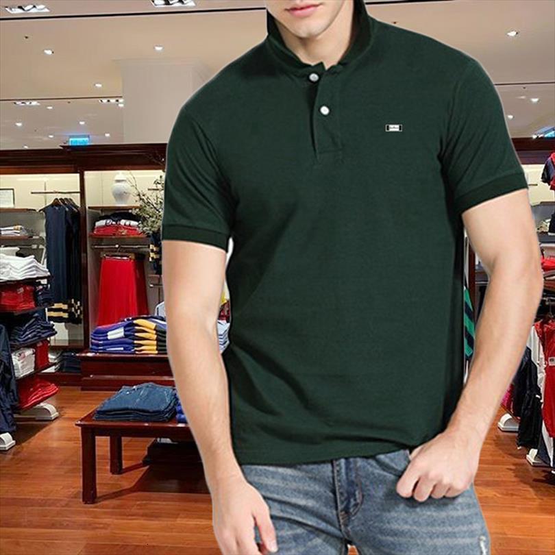 

arrival shirt 100% cotton men polo short sleeve summer cool business casual fashion male, White;black