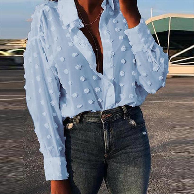 

mesh sheer see through womens shirt long sleeve fashion button transparent blue white pure female blusas
