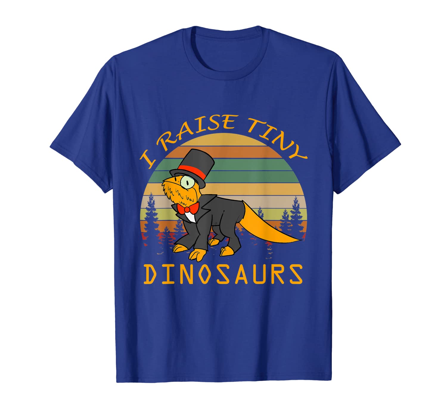 

Vintage I Raise Tiny Dinosaurs Bearded Dragon Shirt, White;black